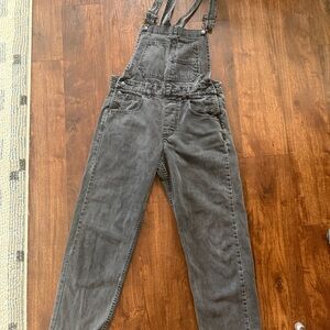 Free People Ziggy Denim Overalls Black